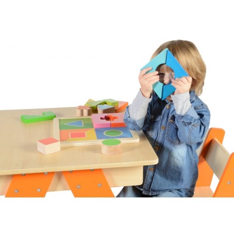 DREWNIANE PUZZLE GEOMETRYCZNE 12 ELEM MASTERKIDZ DREWNIANE PUZZLE GEOMETRYCZNE 12 ELEM MASTERKIDZ