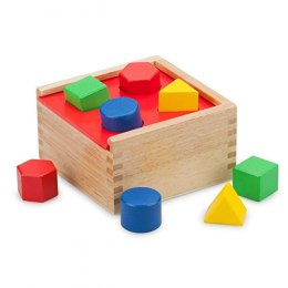 Drewniany Sorter Kształtów Kolorowe Figury Viga Toys