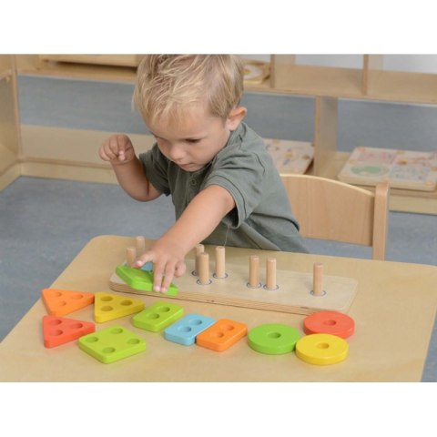 SORTER KSZTAŁTÓW KOLOROWE KLOCKI MASTERKIDZ SORTER KSZTAŁTÓW KOLOROWE KLOCKI MASTERKIDZ
