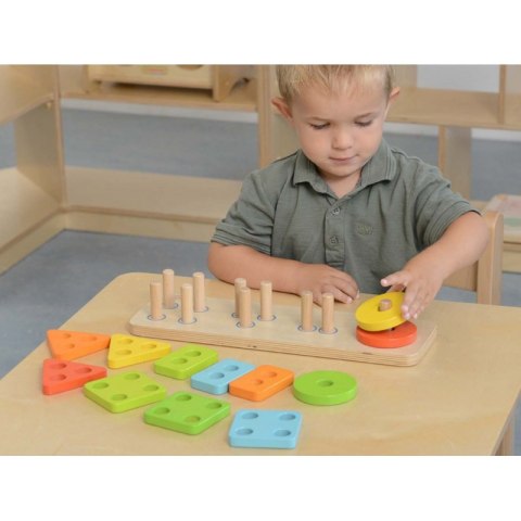 SORTER KSZTAŁTÓW KOLOROWE KLOCKI MASTERKIDZ SORTER KSZTAŁTÓW KOLOROWE KLOCKI MASTERKIDZ