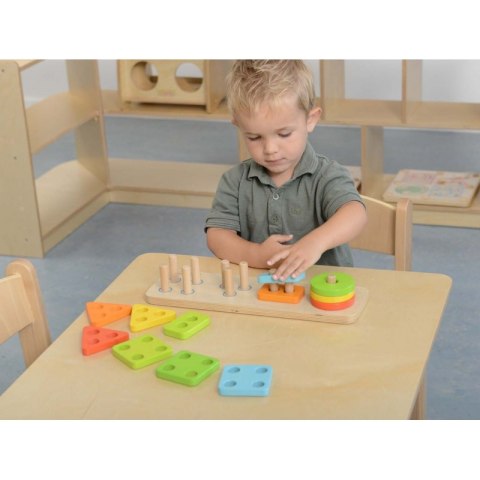 SORTER KSZTAŁTÓW KOLOROWE KLOCKI MASTERKIDZ SORTER KSZTAŁTÓW KOLOROWE KLOCKI MASTERKIDZ