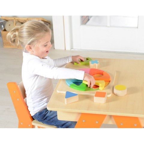 KOLOROWA UKŁADANKA GEOMETRYCZNA PUZZLE MASTERKIDZ KOLOROWA UKŁADANKA GEOMETRYCZNA PUZZLE MASTERKIDZ
