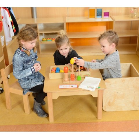 MASTERKIDZ Duża Drewniana Nawlekanka Sznurowanka MASTERKIDZ Duża Drewniana Nawlekanka Sznurowanka