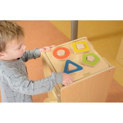PODWÓJNY SORTER KSZTAŁTÓW KOLOROWE KLOCKI MASTERKI PODWÓJNY SORTER KSZTAŁTÓW KOLOROWE KLOCKI MASTERKI