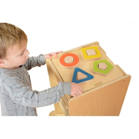 PODWÓJNY SORTER KSZTAŁTÓW KOLOROWE KLOCKI MASTERKI PODWÓJNY SORTER KSZTAŁTÓW KOLOROWE KLOCKI MASTERKI