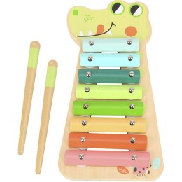 TOOKY TOY Drewniany Ksylofon Cymbalki Dźwonki