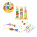 TOOKY TOY UKŁADANKA KSZTAŁTY KLOCKI DO NAWLEKANIA