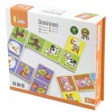 Drewniana gra Domino Farma Viga Toys 28 elementów