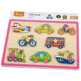 Drewniane Puzzle Układanka Pojazdy Viga Toys