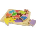 Ogromne Puzzle Okrągła Układanka Kolorowa Masterkidz