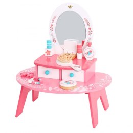 TOOKY TOY RÓŻOWA TOALETKA DREWNIANA DO MAKIJAŻU