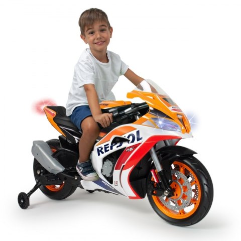 INJUSA Honda Motor Na Akumulator Repsol 12V MP3 do 50kg Pompowane Koła INJUSA Honda Motor Na Akumulator Repsol 12V MP3 do 50kg Pompowane Koła