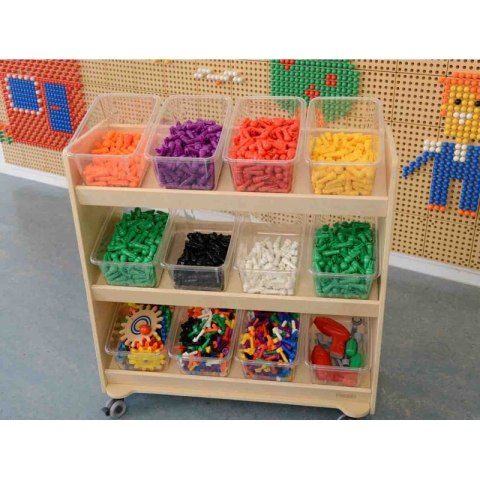 Szafka Kółka 3 Półki Na Akcesoria Do Tablicy Masterkidz STEM Szafka Kółka 3 Półki Na Akcesoria Do Tablicy Masterkidz STEM