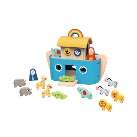 DREWNIANA ARKA NOEGO SORTER KSZTAŁTÓW TOOKY TOY DREWNIANA ARKA NOEGO SORTER KSZTAŁTÓW TOOKY TOY