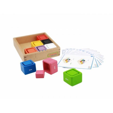 ZABAWKA KOLOROWE KLOCKI KUBECZKI SORTER KOLORÓW ZABAWKA KOLOROWE KLOCKI KUBECZKI SORTER KOLORÓW