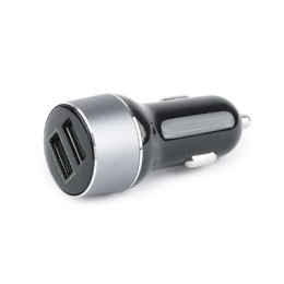 Gembird EG-U2QC3-CAR-01 2-port USB car quick charger Car charger, 5 V