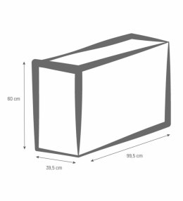 Donica ogrodowa GRAPHIT szary antracyt 116L