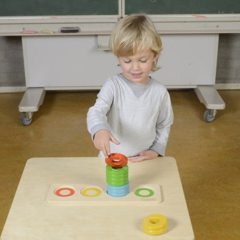 MASTERKIDZ Gra Nauka Liczenia Kolorów Rozmiarów Układanka MASTERKIDZ Gra Nauka Liczenia Kolorów Rozmiarów Układanka