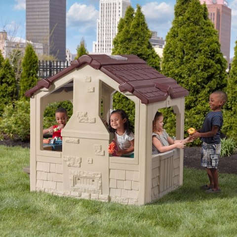 Step2 Domek Ogrodowy z Ławeczkami Dla Dzieci