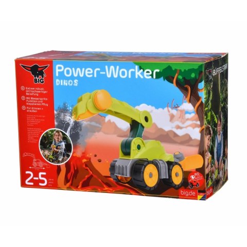 BIG Pług Zraszacz Dinozaur Power Worker Zabawka do Piasku BIG Pług Zraszacz Dinozaur Power Worker Zabawka do Piasku