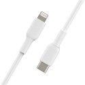 Belkin BOOST CHARGE CAA003bt1MWH USB-C to Lightning, 1 m, White