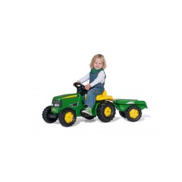 ROLLY TOYS TRAKTOR NA PEDAŁY JOHN DEERE Z PRZYCZEP