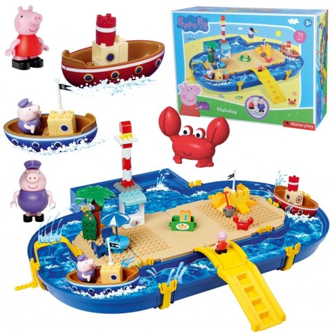 BIG Waterplay Holiday Świnka Peppa Tor Wodny Piaskownica Wodna