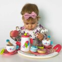 TOOKY TOY DREWNIANY ZESTAW NACZYŃ HERBATKA 16 ELEM