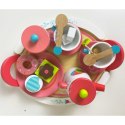 TOOKY TOY DREWNIANY ZESTAW NACZYŃ HERBATKA 16 ELEM