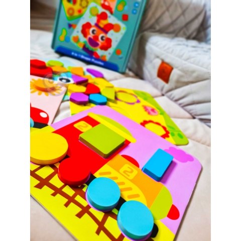 TOOKY TOY Puzzle 4 w 1 Układanka Klocki TOOKY TOY Puzzle 4 w 1 Układanka Klocki