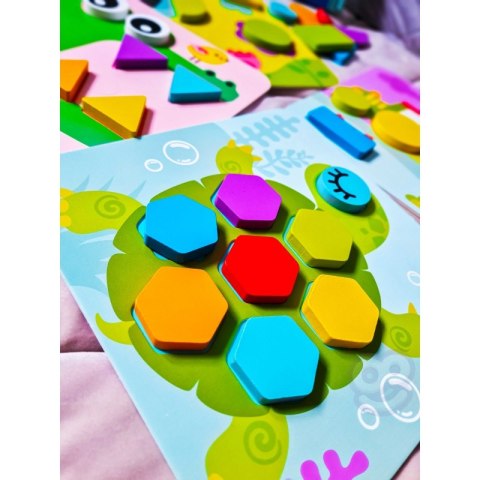 TOOKY TOY Puzzle 4 w 1 Układanka Klocki TOOKY TOY Puzzle 4 w 1 Układanka Klocki