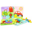 TOOKY TOY Puzzle 4 w 1 Układanka Klocki