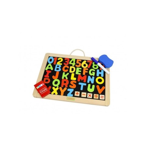 MASTERKIDZ DREWNIANA TABLICA EDUKACYJNA DWUSTRONNA MASTERKIDZ DREWNIANA TABLICA EDUKACYJNA DWUSTRONNA