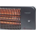 SUNRED Heater LUG-2000W, Lugo Quartz Wall Infrared, 2000 W, Grey