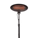 SUNRED Heater SMQ2000A, Elekra Quartz Standing Infrared, 2000 W, Black