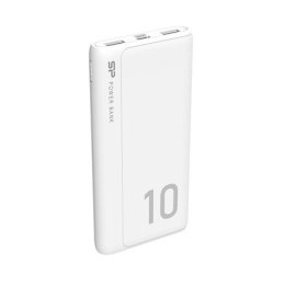 Silicon Power Power Bank SP10KMAPBKGP150W Li-Polymer, White, 10000 mAh, Micro-USB, Type-C, 2 x USB Type-A