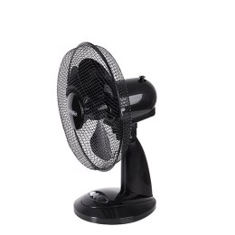 Mesko Fan MS 7309 Table Fan, Number of speeds 3, 40 W, Oscillation, Diameter 30 cm, Black