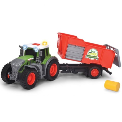 DICKIE Farm Traktor Fendt z przyczepką 26cm Bela Siana DICKIE Farm Traktor Fendt z przyczepką 26cm Bela Siana