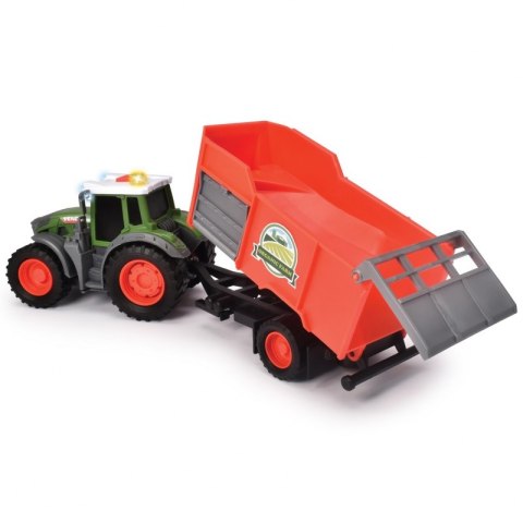 DICKIE Farm Traktor Fendt z przyczepką 26cm Bela Siana DICKIE Farm Traktor Fendt z przyczepką 26cm Bela Siana