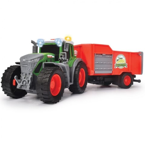 DICKIE Farm Traktor Fendt z przyczepką 26cm Bela Siana DICKIE Farm Traktor Fendt z przyczepką 26cm Bela Siana