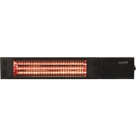 SUNRED Heater RDS-15W-B, Fortuna Wall Infrared, 1500 W, Black