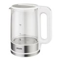 Mesko Kettle MS 1301w	 Electric, 1850 W, 1.7 L, Glass/Stainless steel, 360° rotational base, White