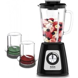 TEFAL Blender BL438831 BlendForce Tabletop, 800 W, Jar material Glass, Jar capacity 1.25 L, Ice crushing, Black