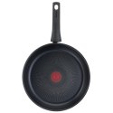 TEFAL Frying Pan G2700472 Daily Chef Diameter 24 cm, Suitable for induction hob, Fixed handle, Black