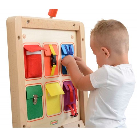 Kieszonki Do Zamykania i Otwierania Zamki Tablica Ścienna Masterkidz Kieszonki Do Zamykania i Otwierania Zamki Tablica Ścienna Masterkidz