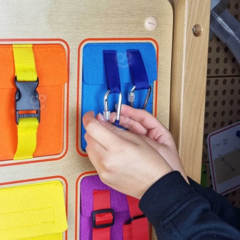 Kieszonki Do Zamykania i Otwierania Zamki Tablica Ścienna Masterkidz Kieszonki Do Zamykania i Otwierania Zamki Tablica Ścienna Masterkidz