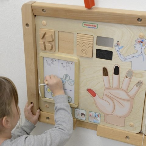 MASTERKIDZ Tablica Edukacyjna Zmysł Dotyku MASTERKIDZ Tablica Edukacyjna Zmysł Dotyku