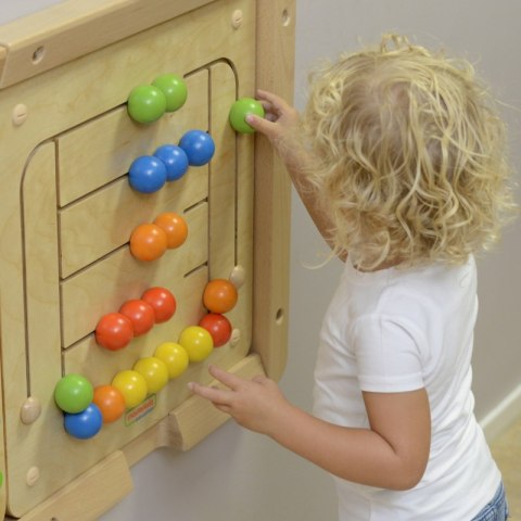 MASTERKIDZ Tablica Ścienna Edukacyjna Labirynt Koraliki MASTERKIDZ Tablica Ścienna Edukacyjna Labirynt Koraliki