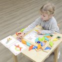 MASTERKIDZ Układanka Mozaika Nauka Kolorów i Kształtów Tangram