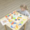 MASTERKIDZ Układanka Mozaika Nauka Kolorów i Kształtów Tangram